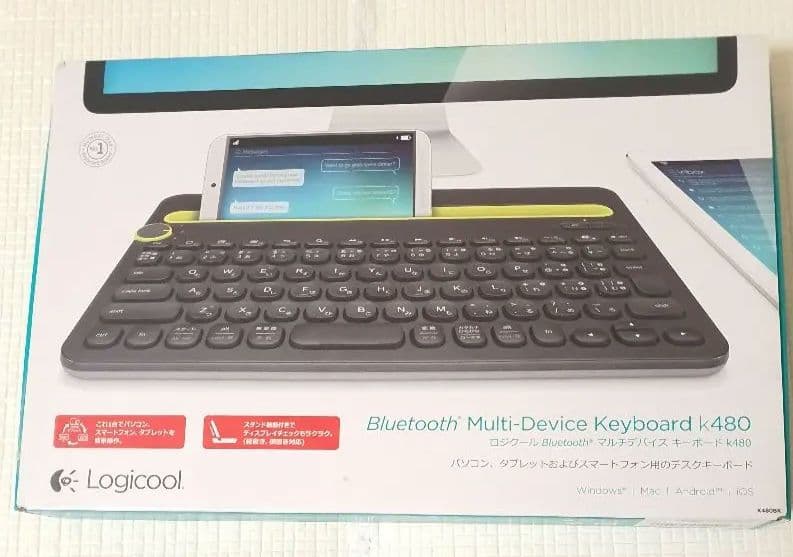 新品特価！Logicool Multi-Device Keyboard k480 Amazon.co.jp: ロジクール ワイヤレスキーボード K480WH Bluetooth