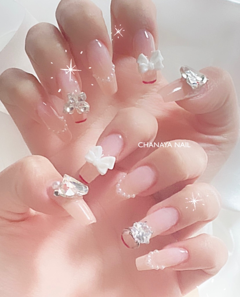 3D ネイルパーツ ひらがな 数字 ハート イニシャル 量産 推しネイル