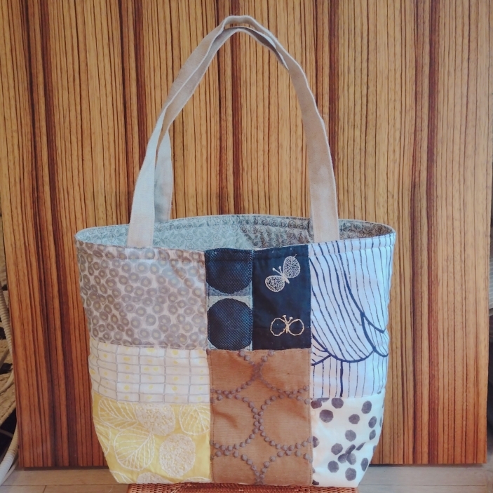 受注制作ミナペルホネンパッチワークショルダーバッグ - JUNKOSABIO'S