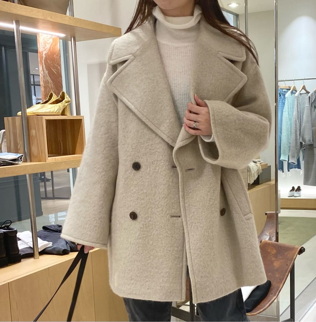 大草直子さんコラボ】モヘヤシャギーハーフコート - GALLARDAGALANTE