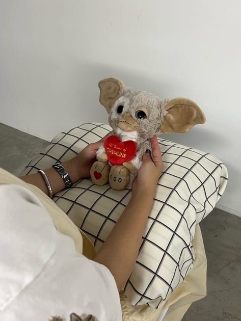 GREMLINS グレムリン】グレムリン40周年記念 ペールグレー Heart 25cm