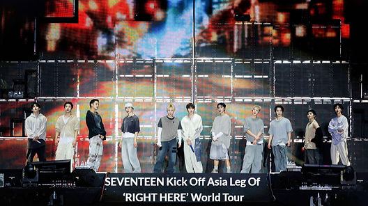 K-Pop Boy Group SEVENTEEN Kick Off Asia Leg of 'RIGHT HERE' World