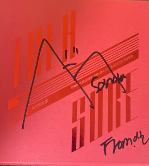 SUPER RARE* ATEEZ San Signed Album | Inspire Me Shop