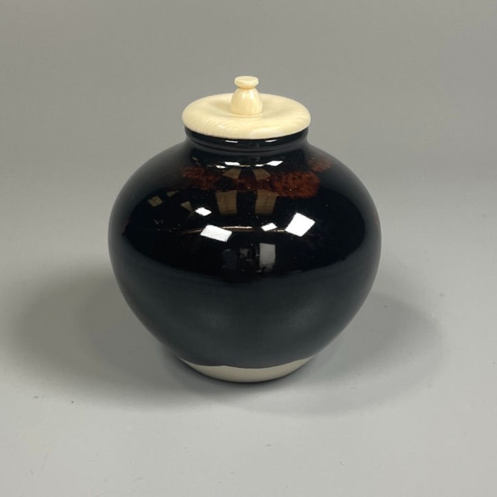 1177 桶谷定一作 文琳茶入 未使用 2025年最新】文琳茶入 桶谷 定一の