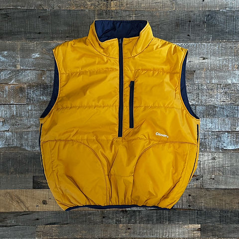 Cloveru® Urban Reversible Vest（Banana / Navy） | BIZARRE GREEN