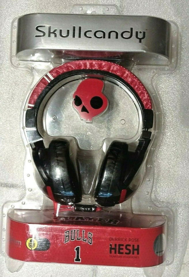 Skullcandy NBA Series Hesh Headphones - Chicago Bulls Black