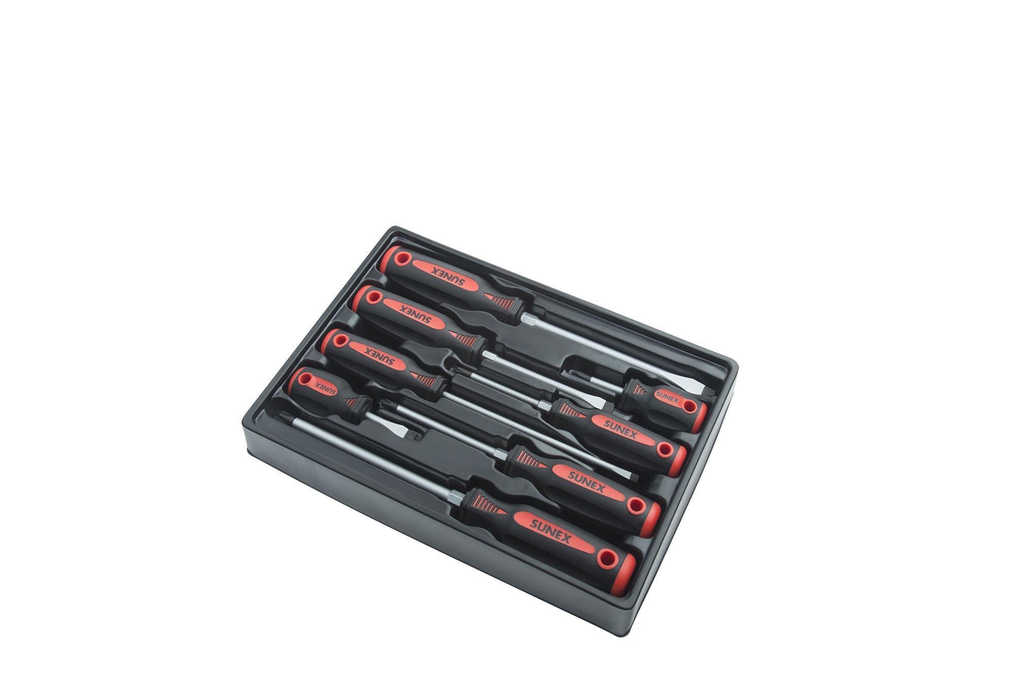 8 PIECE COMBINATION SCREWDRIVER SET – SUNEX Tools